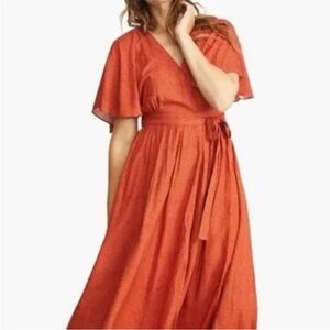 Able Loretta Midi Wrap Dress